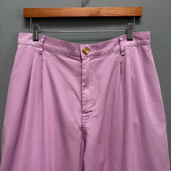 Big Bud Press Double Pleat Trouser Lilac L - Picture 3 of 12